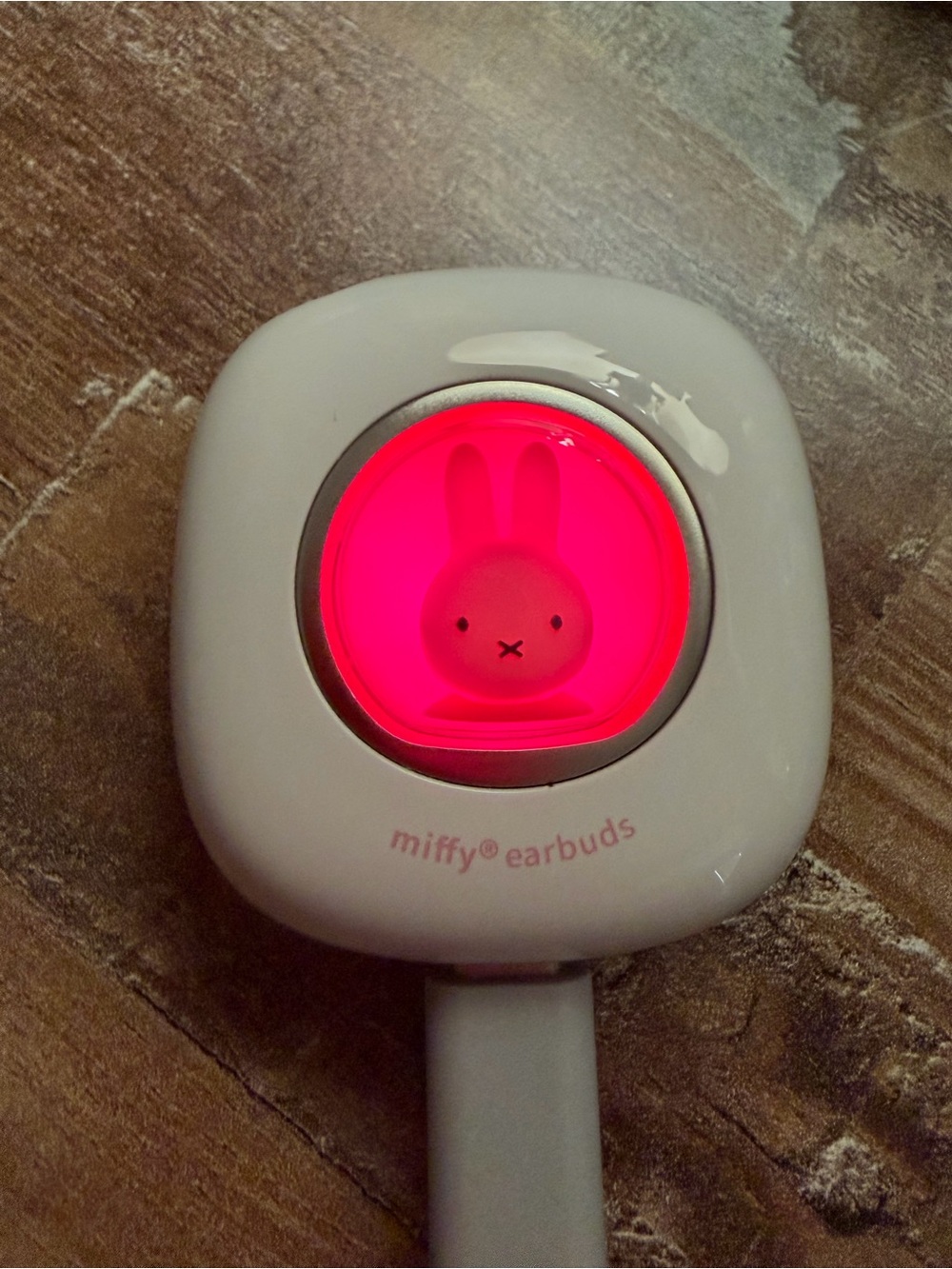 Miffy Earbuds Charging Case with Multi Color LED Accent